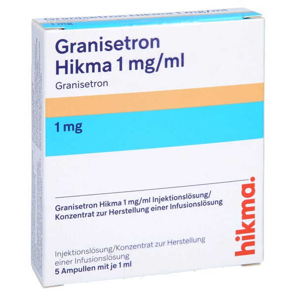 GRANISETRON Hikma 1 mg/ml Inj.-L./Konz.z.H.Inf.-L. 5X1 ml