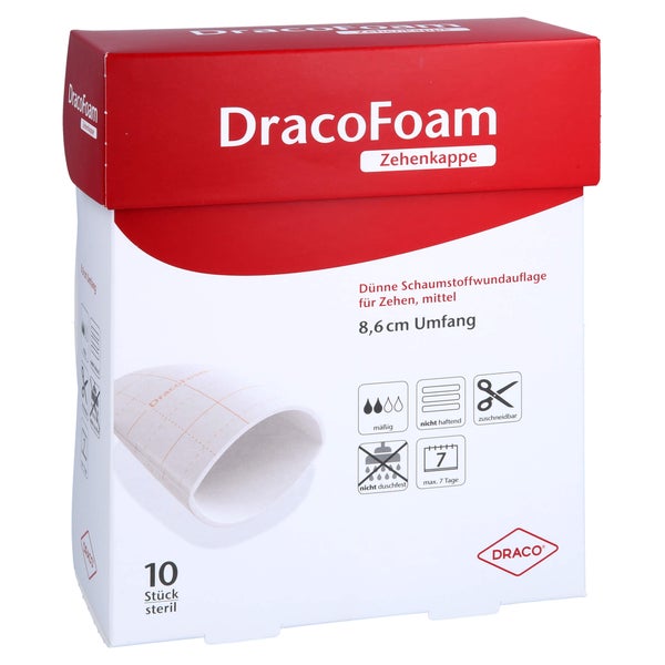 Dracofoam Zehenkappe Mittel 10 St