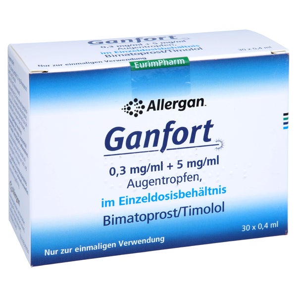 GANFORT 0,3 mg/ml + 5 mg/ml AT im Einzeldosisbeh. 30X0,4 ml
