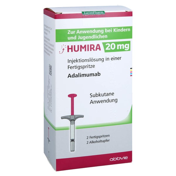 HUMIRA 20 mg/0,2 ml Injektionslösung in Fertigspr. 2 St