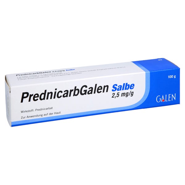 Prednicarbgalen 2,5 mg/g Salbe 100 g
