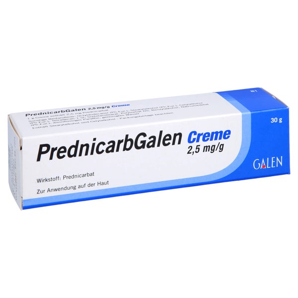 Prednicarbgalen 2,5 mg/g Creme 30 g