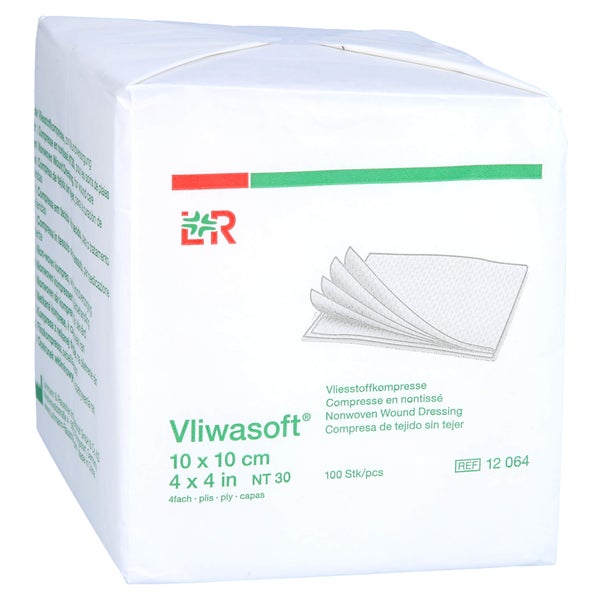 Vliwasoft Vlieskompressen Unsteril 10x10 100 St