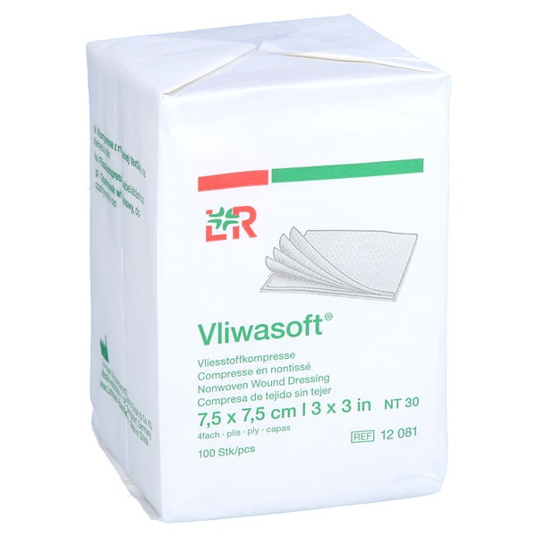 Vliwasoft Vlieskompressen Unsteril 7,5x7 100 St