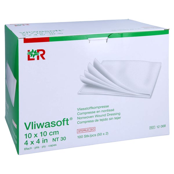 Vliwasoft Vlieskompressen Steril 10x10 c 50X2 St