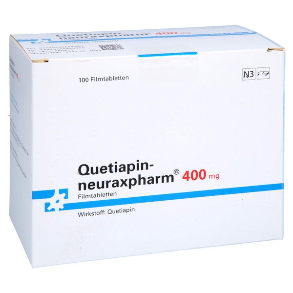 QUETIAPIN-neuraxpharm 400 mg Filmtabletten 100 St