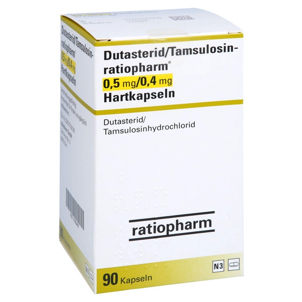 DUTASTERID/Tamsulosin-ratio 0,5mg/0,4mg Hartkaps. 90 St