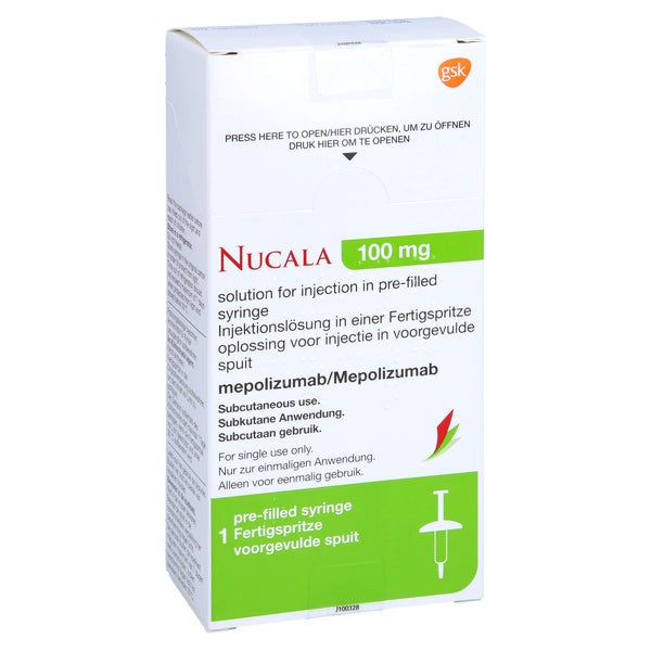 NUCALA 100 mg Injektionslösung i.e.Fertigspritze 1X1 ml