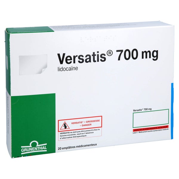 VERSATIS 700 mg wirkstoffhaltiges Pflaster 20 St