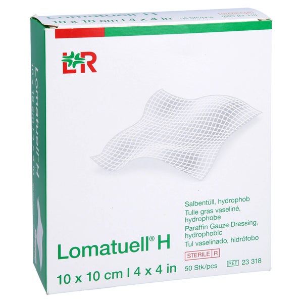 Lomatuell H Salbentüll 10x10 cm steril 50 St