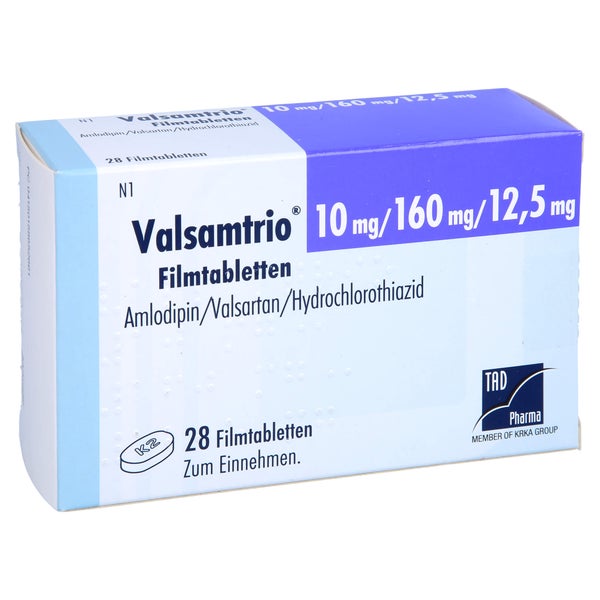 VALSAMTRIO 10 mg/160 mg/12,5 mg Filmtabletten 28 St