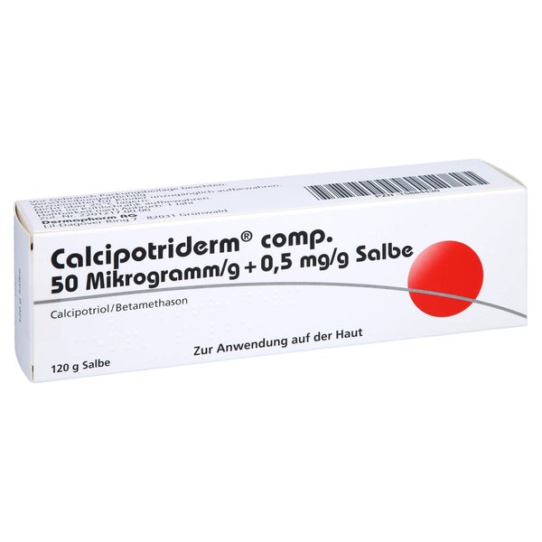 CALCIPOTRIDERM comp.50 µg/g + 0,5 mg/g Salbe 120 g