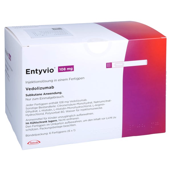 ENTYVIO 108 mg Injektionslösung im Fertigpen 6 St