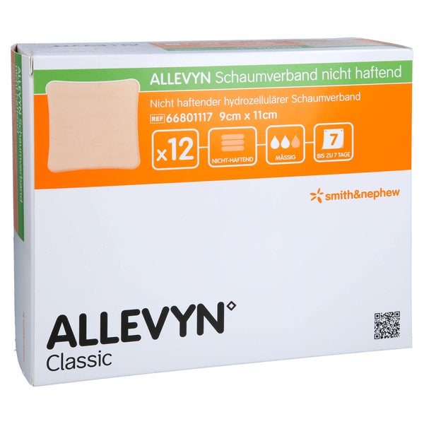 Allevyn Schaumverband 9x11 cm nicht haft 12 St
