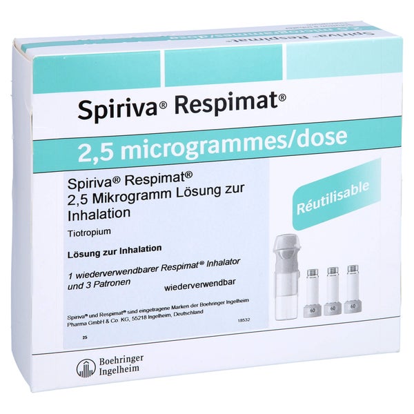SPIRIVA Respimat 2,5 µg Lsg.z.Inh.wiederverwendbar 3X4,0 ml