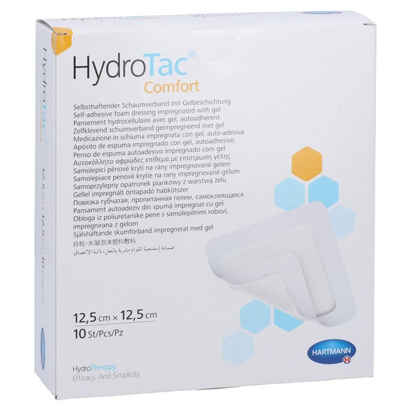 Hydrotac Comfort Schaumverband 12,5x12,5 10 St