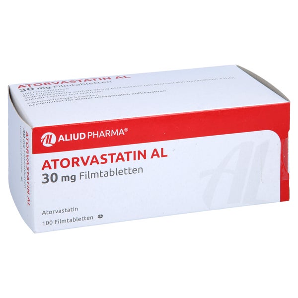Atorvastatin AL 30 mg Filmtabletten 100 St