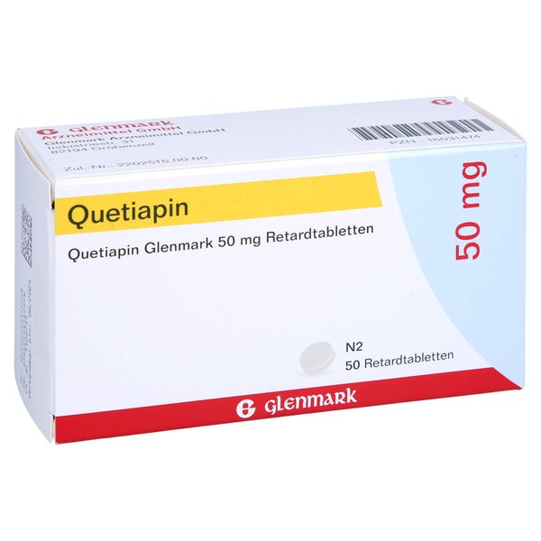 QUETIAPIN Glenmark 50 mg Retardtabletten 50 St
