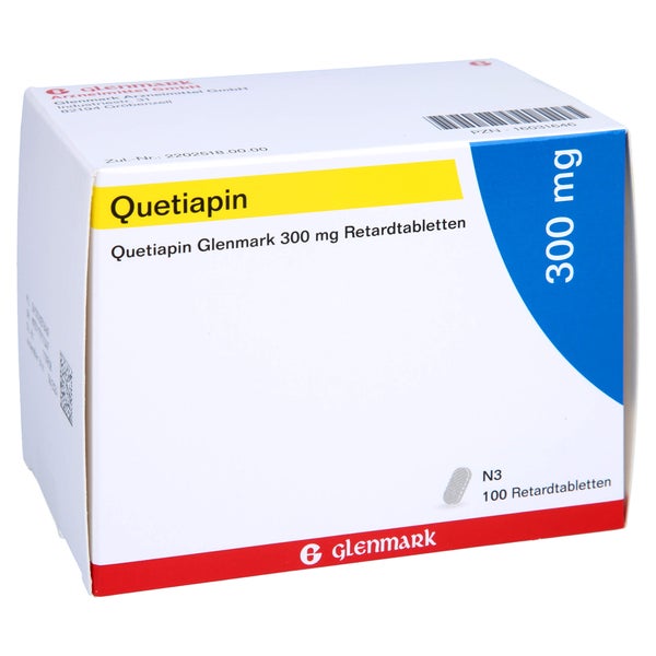 QUETIAPIN Glenmark 300 mg Retardtabletten 100 St