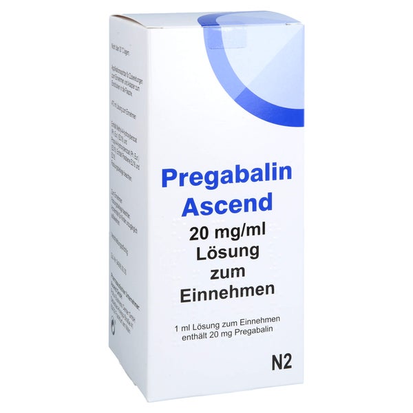 PREGABALIN Ascend 20 mg/ml Lösung zum Einnehmen 473 ml