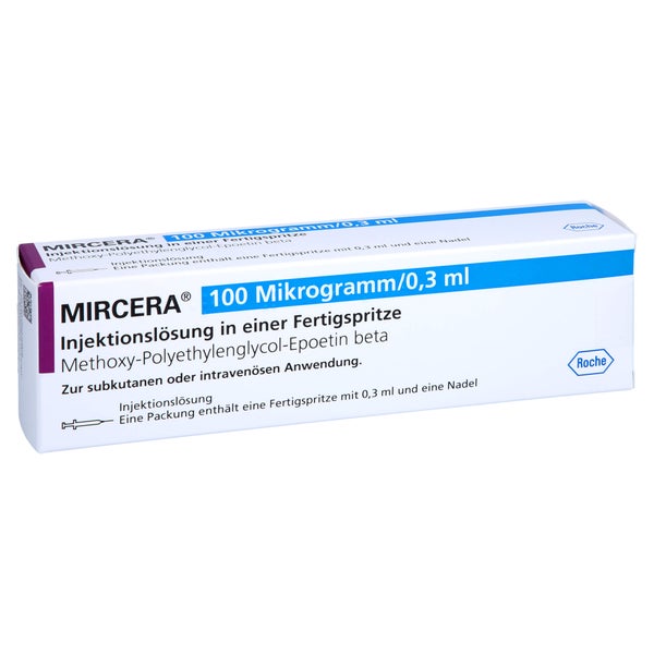 MIRCERA 100 Mikrogramm/0,3 ml Inj.-Lsg.i.e.F.-Sp. 1 St