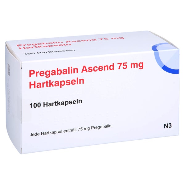 Pregabalin Ascend 75 mg Hartkapseln 100 St