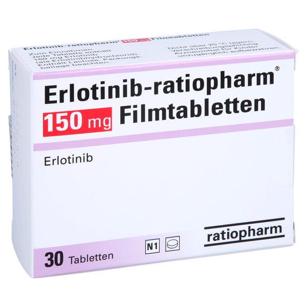 ERLOTINIB-ratiopharm 150 mg Filmtabletten 30 St