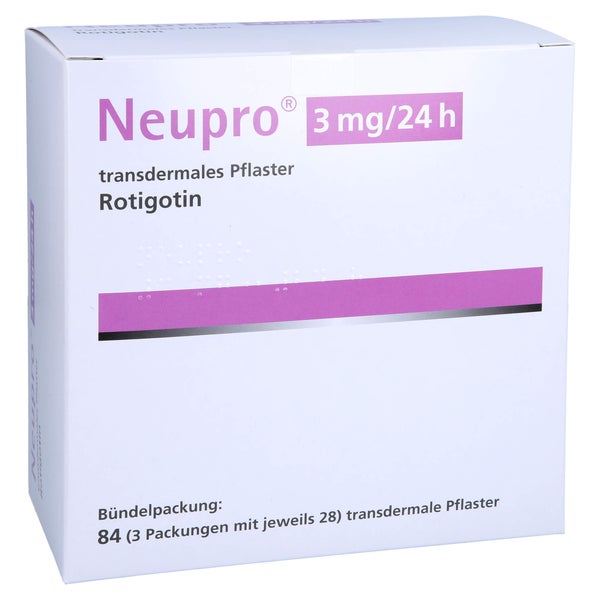 Neupro 3 Mg/24 h transdermale Pflaster 84 St