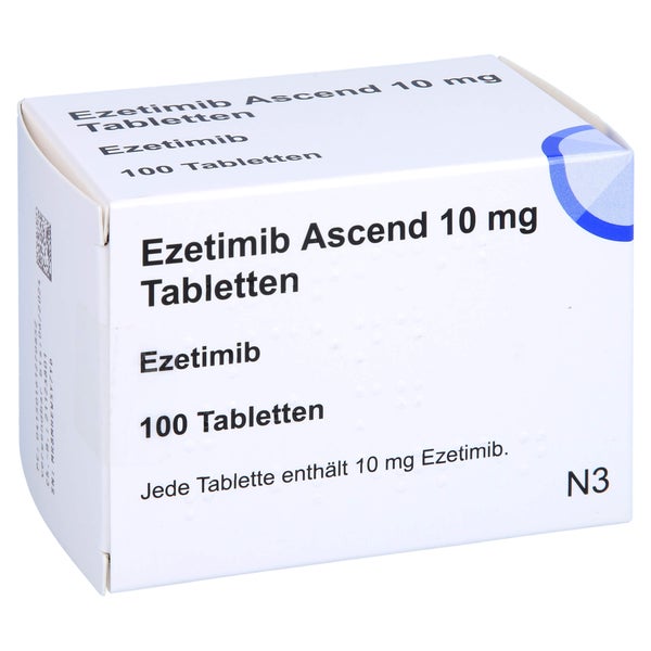 Ezetimib Ascend 10 mg Tabletten 100 St