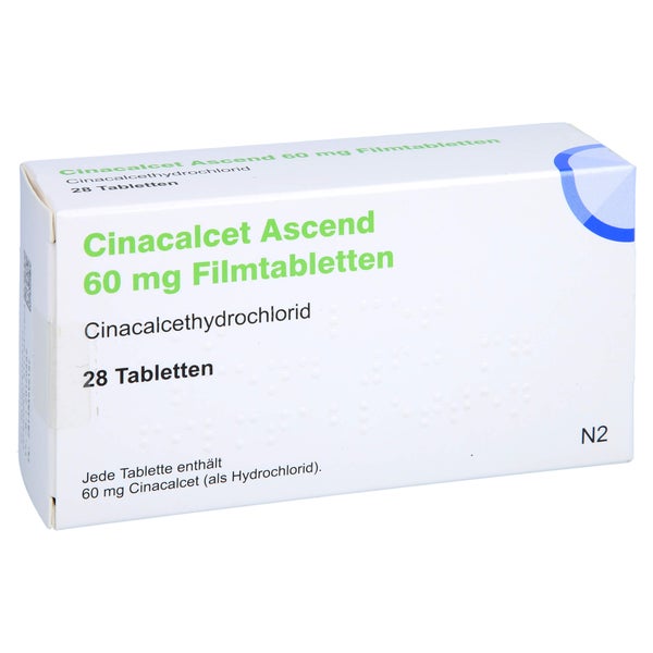 Cinacalcet Ascend 60 mg Filmtabletten 28 St