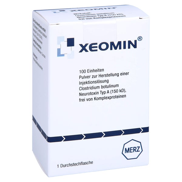 XEOMIN 100 LD50 Einheiten Plv.z.Herst.e.Inj.-Lsg. 1 St