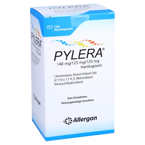 Pylera 140 Mg/125 mg/125 mg Hartkapseln 120 St
