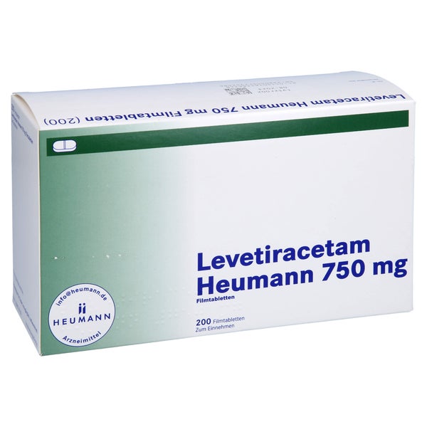 LEVETIRACETAM Heumann 750 mg Filmtabletten 200 St