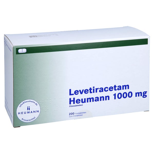 LEVETIRACETAM Heumann 1000 mg Filmtabletten 200 St