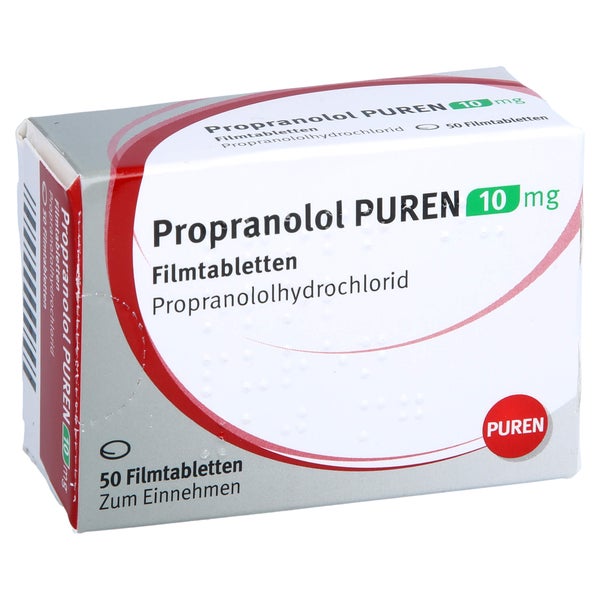 Propranolol Puren 10 mg Filmtabletten 50 St
