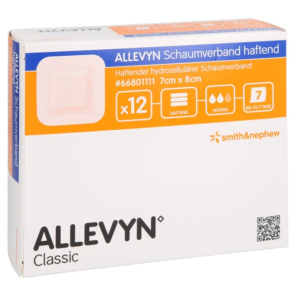 Allevyn Schaumverband 7x8 cm haftend 12 St