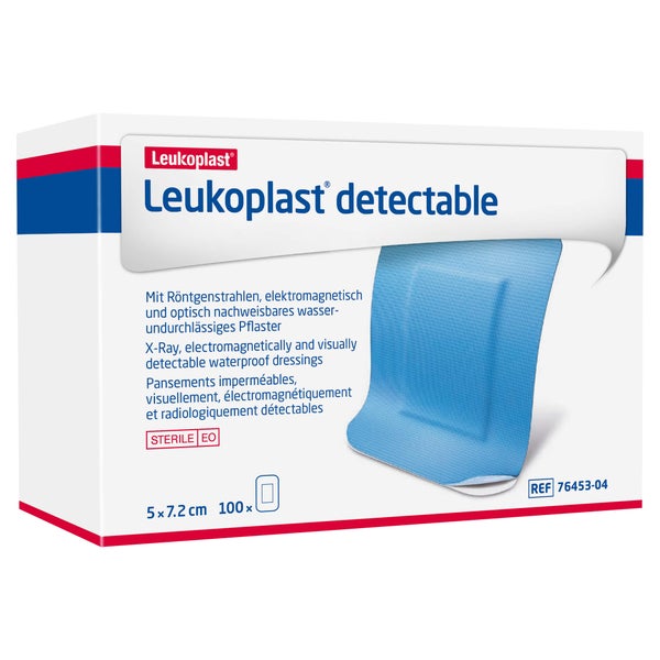 Leukoplast Detectable Pfl.steril 5x7,2 c 100 St