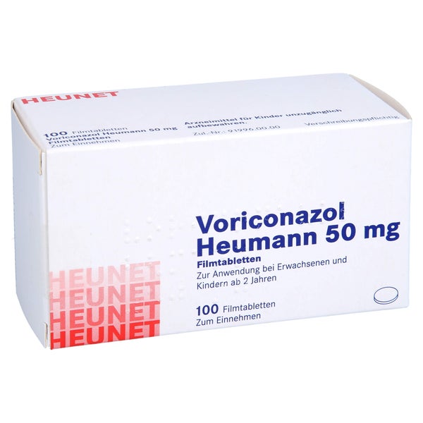 VORICONAZOL Heumann 50 mg Filmtabletten Heunet 100 St