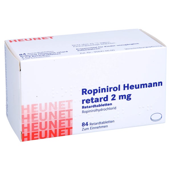 ROPINIROL Heumann retard 2 mg Retardtabl.Heunet 84 St