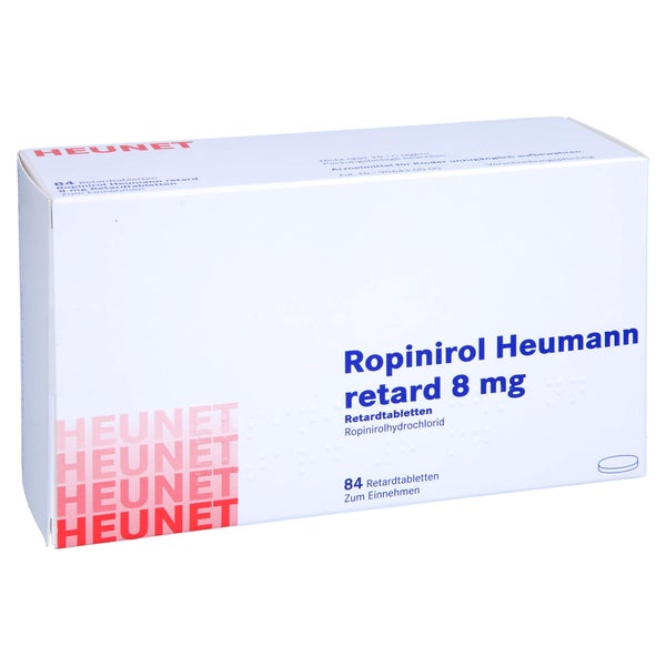 ROPINIROL Heumann retard 8 mg Retardtabl.Heunet 84 St