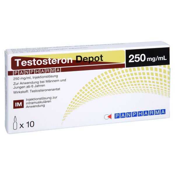 TESTOSTERON Depot PANPHARMA 250 mg/ml Inj.-L.Amp. 10X1 ml
