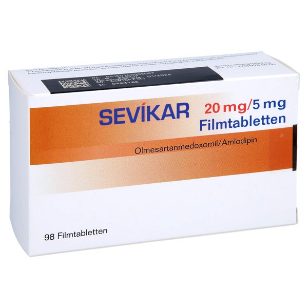 Sevikar 20 mg/5 mg Filmtabletten 98 St
