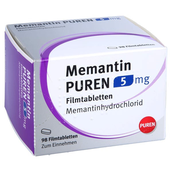 Memantin Puren 5 mg Filmtabletten 98 St