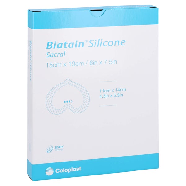 Biatain Silicone Schaumverb.sakrum klein 5 St