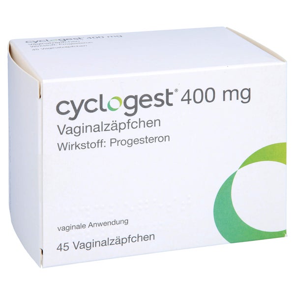Cyclogest 400 mg Vaginalzäpfchen 45 St