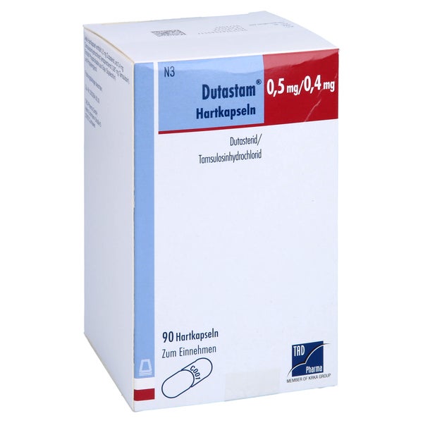 Dutastam 0,5 Mg/0,4 mg Hartkapseln 90 St