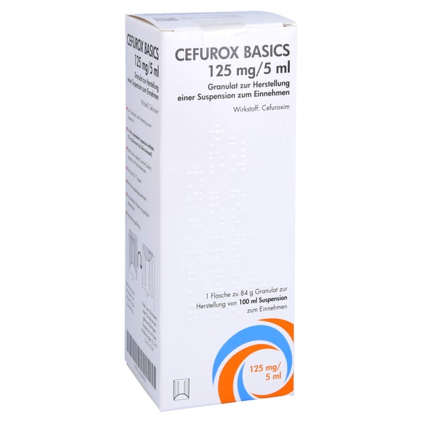 CEFUROX BASICS 125 mg/5 ml Gran.z.Susp.-Herst.SUN 100 ml
