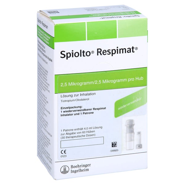 SPIOLTO Respimat 2,5 µg/2,5 µg Hub wiederverwendb. 1X4,0 ml