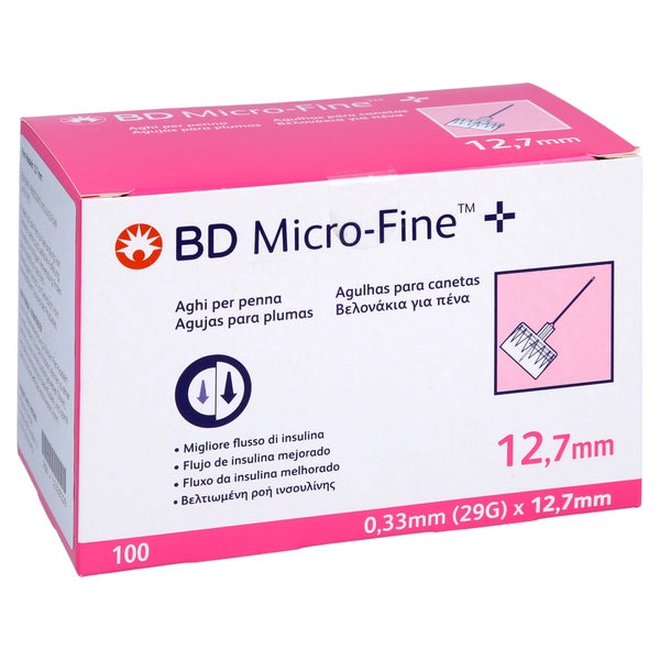 BD Micro-fine+ Pen-nadeln 0,33x12,7 mm 2 100 St