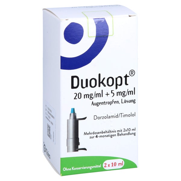 Duokopt 20 Mg/ml + 5 mg/ml Augentropfen 2X10 ml